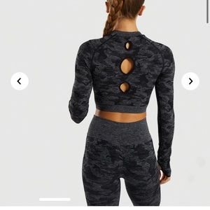 Gymshark Camo Seamless Crop